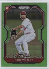 2021 Panini Prizm Tier II Lime Green Prizm 110/125 Kodi Whitley #104 06i8