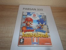 WII - MARIO & SONIC EN LOS JUEGOS OLIMPICOS , PAL ESPAÑOL , COMPLETO