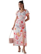 Bewakoof Women's Fit and Flare Ankle Length Dress