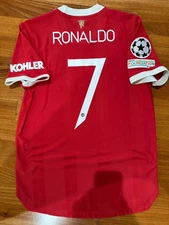 Cristiano Ronaldo Manchester United 21/22 Adidas Authentic Jersey Medium CL