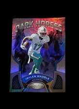 Jaylen Waddle /249 Dark Horses 2022 Panini Certified Dolphins Insert
