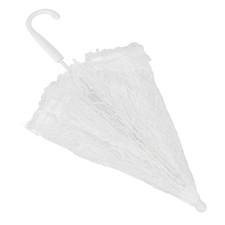 —White Lace Bridal Wedding Umbrella For Stage Performance