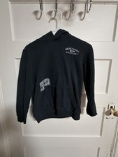 Abercrombie Kids Boys Hoodie Athletic Dept Sweatshirt Size 11/12 Black