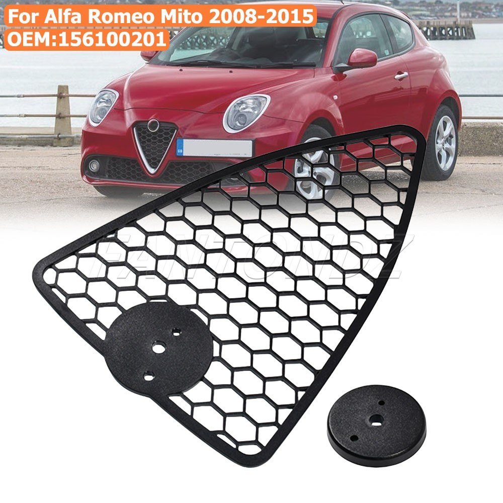 Grille de pare-chocs pour Alfa Romeo MiTo de 2008 à 2015 calandre centrale noire OEM 156100201