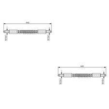 Flexible de frein Land Rover DEFENDER