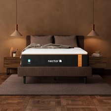 NECTAR PREMIER COPPER 14" FULL MATTRESS, MEDIUM FIRM, 10458140 - WHITE DOTS