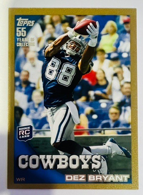 Dez Bryant Topps #425 Gold