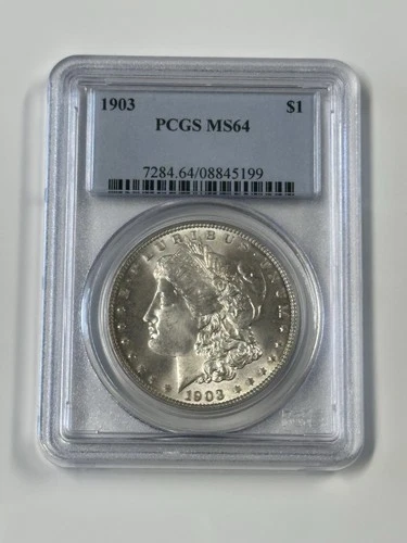 1903-P  MORGAN Silver Dollar, PCGS MS-64!  Bright White