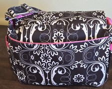 Jujubee BFF LARGE Diaper Bag Retired Pattern Shadow Waltz Excellent Condition
