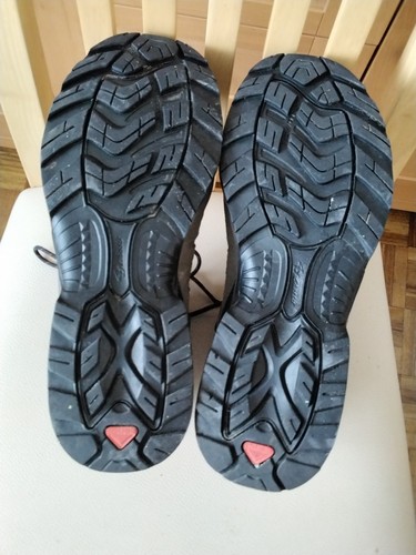 MENS SALOMON GORETEX ORTHOLITE CONTAGRIP HIKING BOOTS, SIZE 8.5, VG CONDITION. - Picture 5 of 12