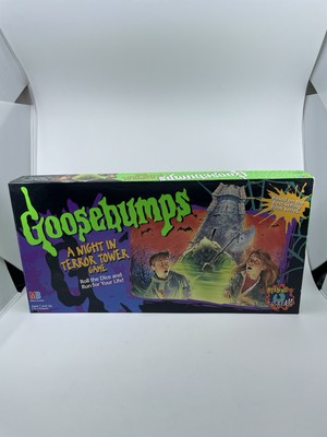 Vintage 1996 Goosebumps A Night In Terror Tower Board Game Milton Bradley