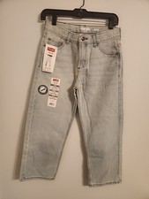 Wrangler Boy  s Light Blue Wash Loose Fit Jean, Size 10 Husky, Style 112325630