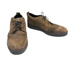 Broken Homme Suede Lace Up Chukka Boots Brown USA Men's Size 10.5
