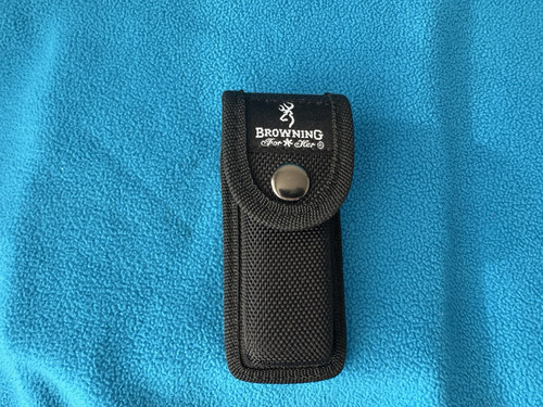 Browning Outfitter Knife Sheath Pocket Rare For Her Buckmark