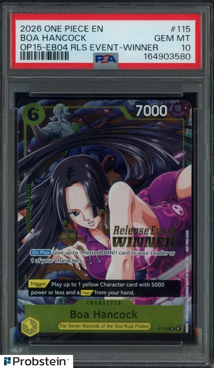 25+ Boa Hancock P-115 One Piece Promotion Cards for sale | Updated