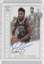 2017-18 Panini Impeccable Indelible Ink Holo Silver 29/49 Jordan Bell Auto 5w7