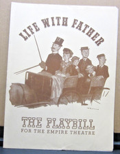 1943 Playbill: Clarence Day's "Life With Father" @ The Empire Theatre