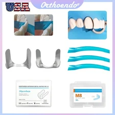 Dental Contoured Anterior Matrix Bands Teeth Restoration Strip Twin Matrices USA