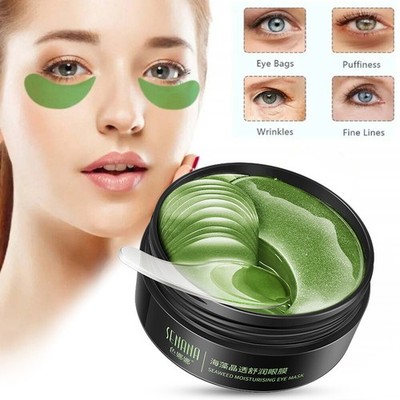 60PCS Collagen Eye Patches Anti Aging ,Wrinkles Dark Circles Eye Bags Moistrize