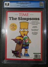 TIME MAGAZINE THE SIMPSONS SPECIAL EDITION 2025 CGC 9.8 BART COVER 36TH ANN. 1ST