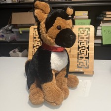 FAO SCHWARZ German Shepherd Plush 12" Sitting Dog Puppy