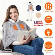 3 Heating Temperature Wearable Heating Blanket Heated Throw Electric Shawl Women