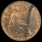 1889 Victoria Farthing — photo from another recent sale