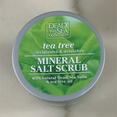 Dead Sea Collection Mineral Salt Scrub Tea Tree Scent 23.38 oz