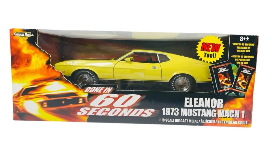 #36685 Ertl 'Gone in 60 Seconds' Eleanor 1973 Mustang Mach I ~ 1:18 2002 Sealed - Image 2 of 4