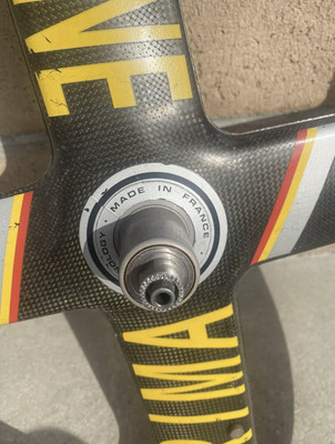 Corima 4 Spoke HR Carbon 650C Tubular Rear Wheel 10speed Shimano