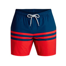 NWT George Mens Compression Lined Swim Trunks W/UPF50  Pockets 7" Inseam 28-30