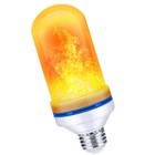 LED Flame Light Bulbs 4 Modes Flickering Light Bulbs with Gravity Sensor, E26...