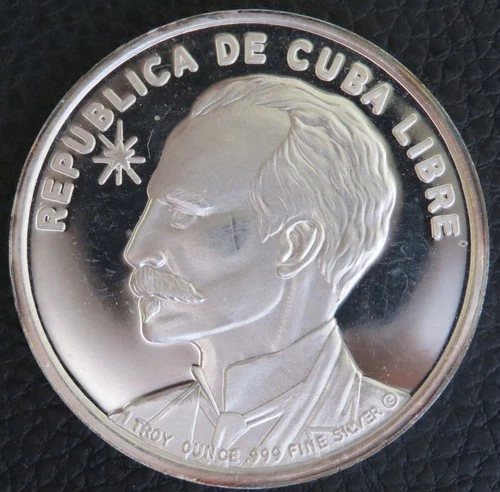 1993 Marti Proof commemorative 1 Troy Oz .999 Silver Extremely Rare