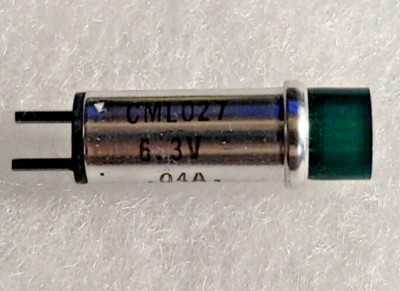Cartridge Lamp CML Milky Green   6.3V 40Ma CML027 