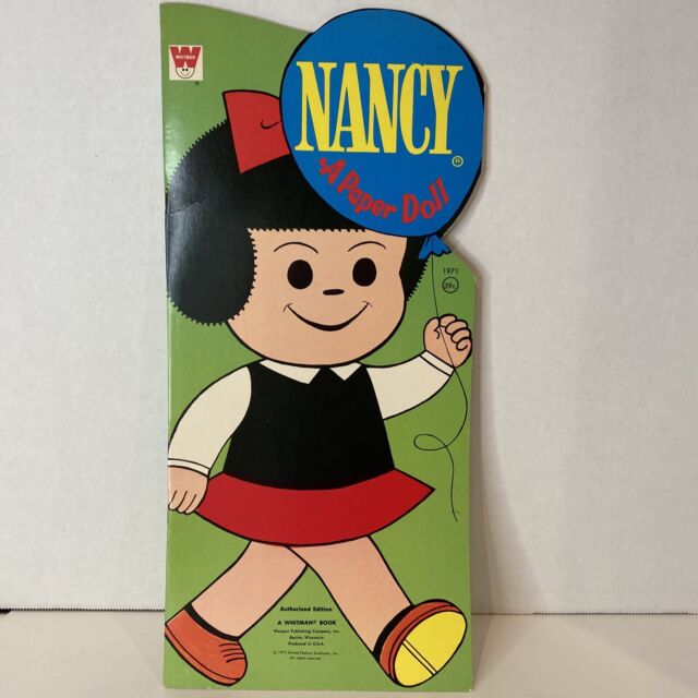 Vintage Paper Doll Book Nancy from 1971
