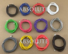 MULTI COLORS BRAKE CABLE KIT HOUSING BUTTON BICYCLE BMX MTB CRUISER BIKE BRAKES.
