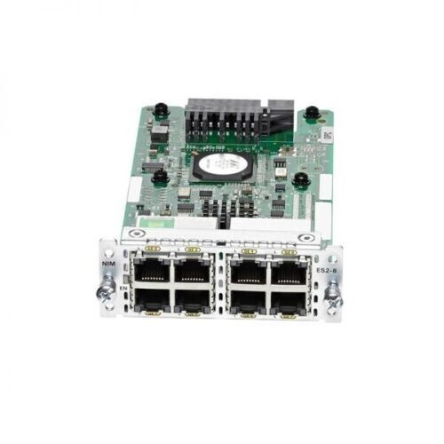 Cisco NIM-ES2-8-WS 8 Port Ethernet Netzwerk Schnittstellenmodul Neu offene Box - Bild 1 von 3