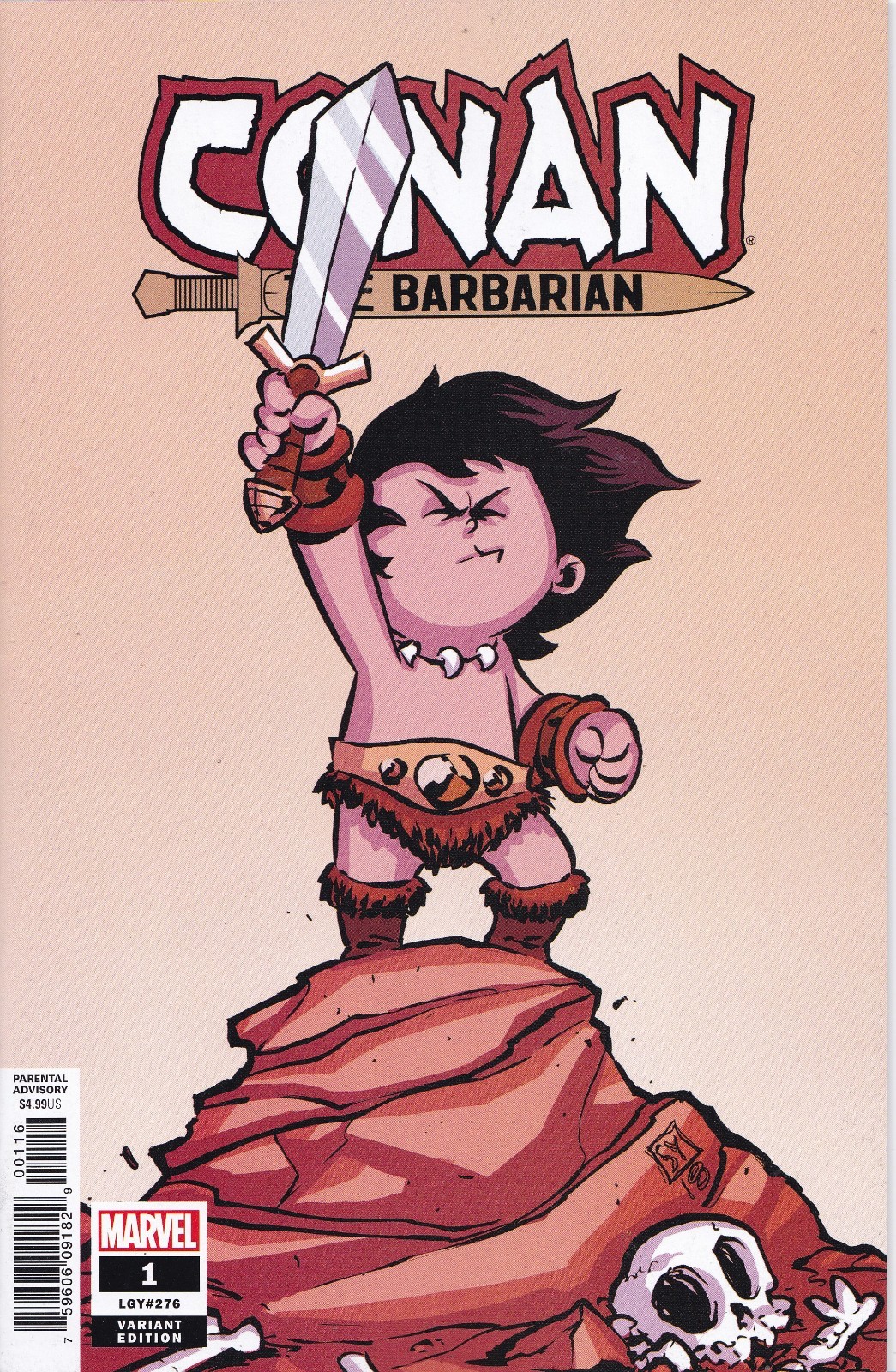 CONAN THE BARBARIAN #1 Volume 3 (2019) - YOUNG VARIANT Cover - New Bagged