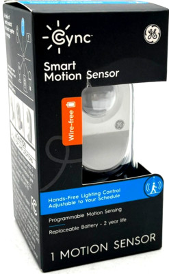 CYNC Wireless Smart Motion Sensor Adjustable Settings Switches New