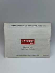 Nintendo Disney Adventures In The Magic Kingdom NES Manual Only, 1990 Capcom  