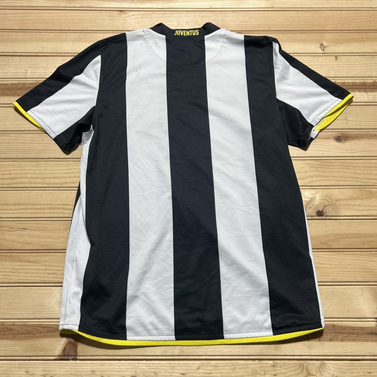 2008-2009 NIKE ユベントス ホーム ユニフォーム L 2008 Nike Juventus Home Soccer Football Kit Jersey Size