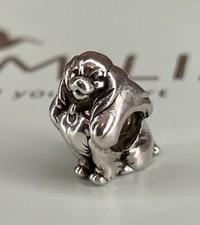 Chamilia Disney Lady & The Tramp Lady Charm Silver 925 Retired Rare Full Silver