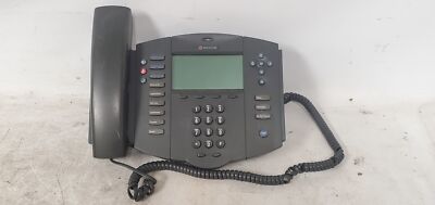 Polycom SoundPoint IP 501 SIP Office Business Telephone Gray Handset w ...