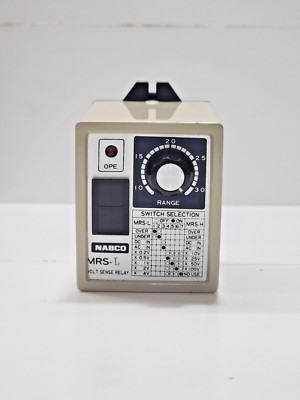 NABCO MRS-L VOLT SENSE RELAY SER NO: 430366 24V