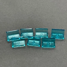 Lego 30010 Transparent Aqua Blue Replacement Add-on Pieces Parts Lot 7