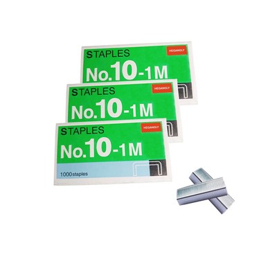 	3000pcs No.10 Staples for Mini Staplers Silver	