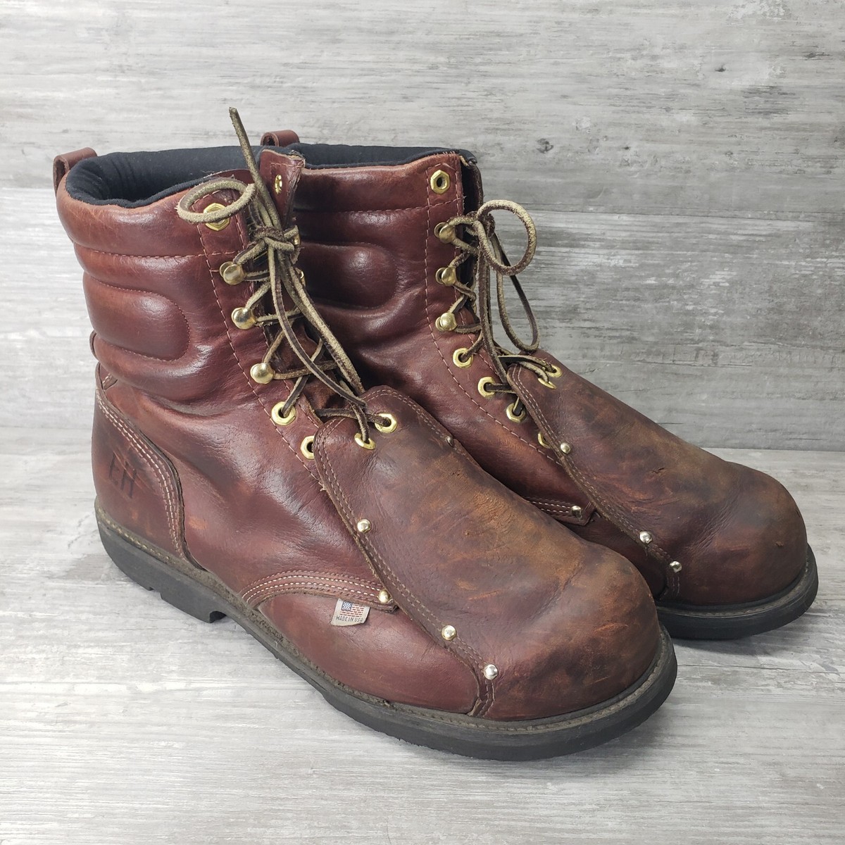 Carolina Steel Toe External Metguard EH Work Boot 505 Mens Sz 6 D Brown Male Carolina Carolina CA505USA Briar Pitstop, USA Made  main image 3