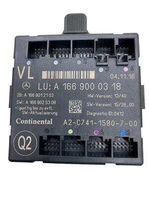 2017-2019 MERCEDES GLS550 FRONT LEFT SIDE DOOR MODULE PROCESSOR COMPUTER UNIT
