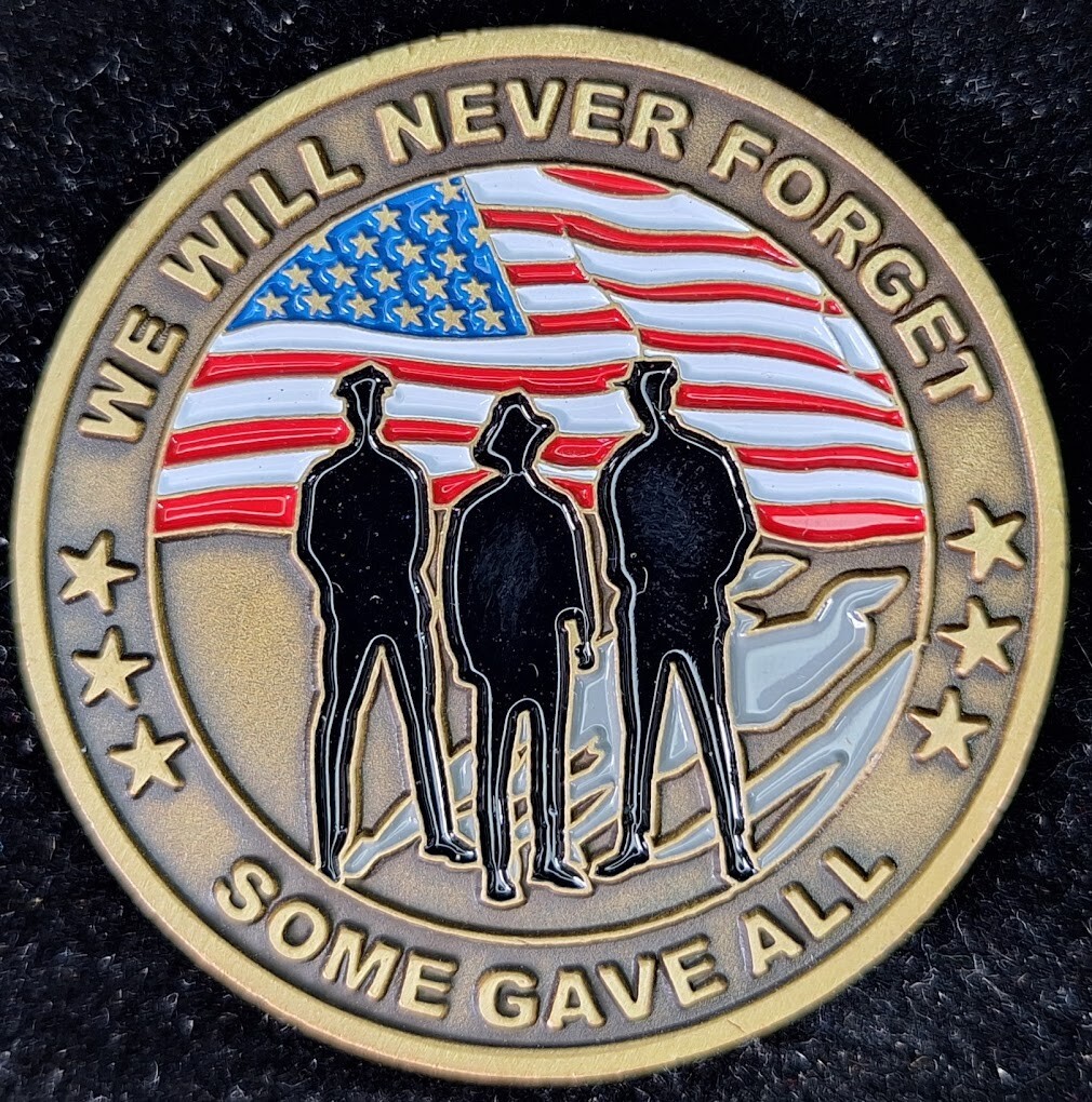 9/11 Never Forget Navy Commemorative Challenge Coin