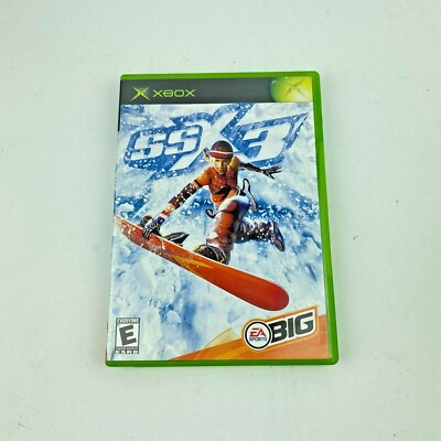 SSX 3 Microsoft Xbox Video Game 2003 Original Snowboard Game TESTED Complete 